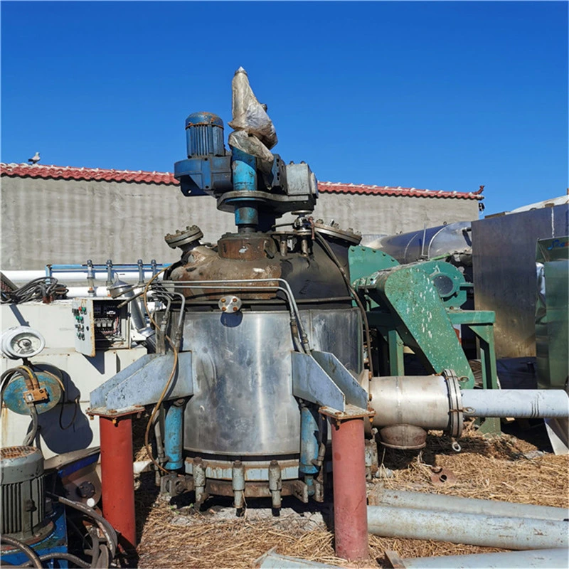 Used Enamel Reaction Kettle, Stainless Steel Heating Reaction Kettle